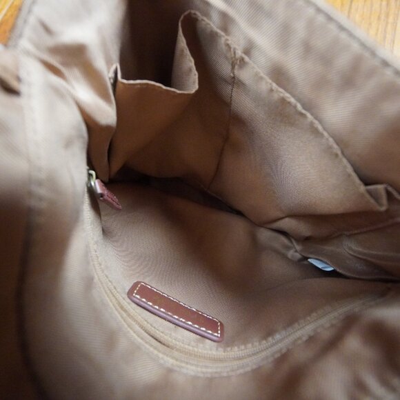 THE SAK Silverlake leather women's crossbody bag brown floral embossed - Picture 6 of 8